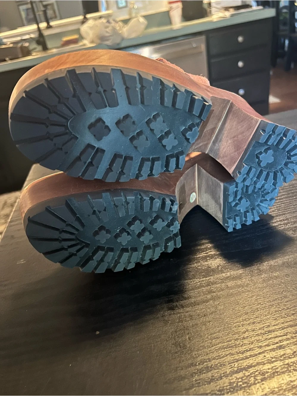 Steve Madden Rust Suede Platform Sandal